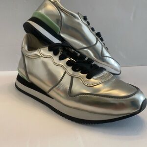 Steve Madden Silver Athletic Shoes